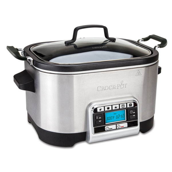 CrockPot 5.6 L Stainless Steel Digital Slow and MultiCooker & Reviews